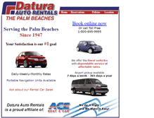 Tablet Screenshot of daturaauto.com